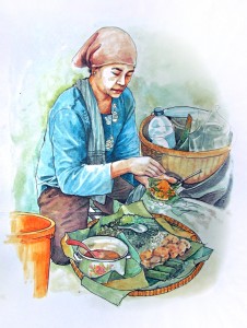 Penjual+Pecel