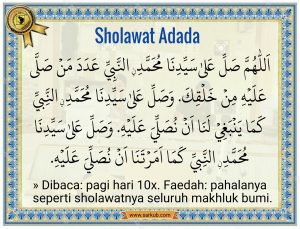 Keutamaan Sholawat Adada 2 sholawat adada