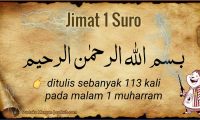 jimat 1 suro muharram