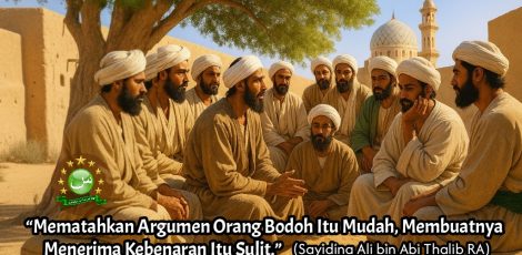 Mematahkan argumen orang bodoh itu mudah, tapi membuatnya menerima kebenaran itu sulit. Sayidina Ali bin Abi Thalib