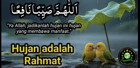 Hujan adalah rahmat, doa waktu hujan